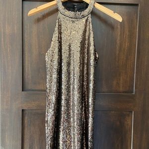 Gold/black Sequin Dress